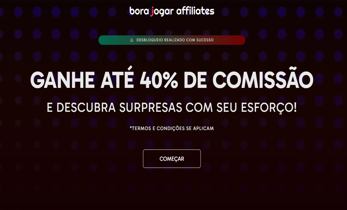 O que é o Bora Jogar afiliatos programa?