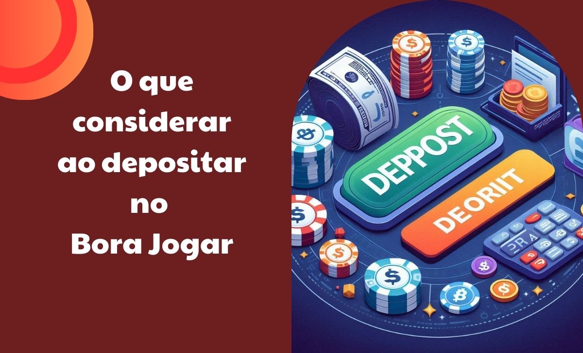 O que considerar ao depositar no Bora Jogar