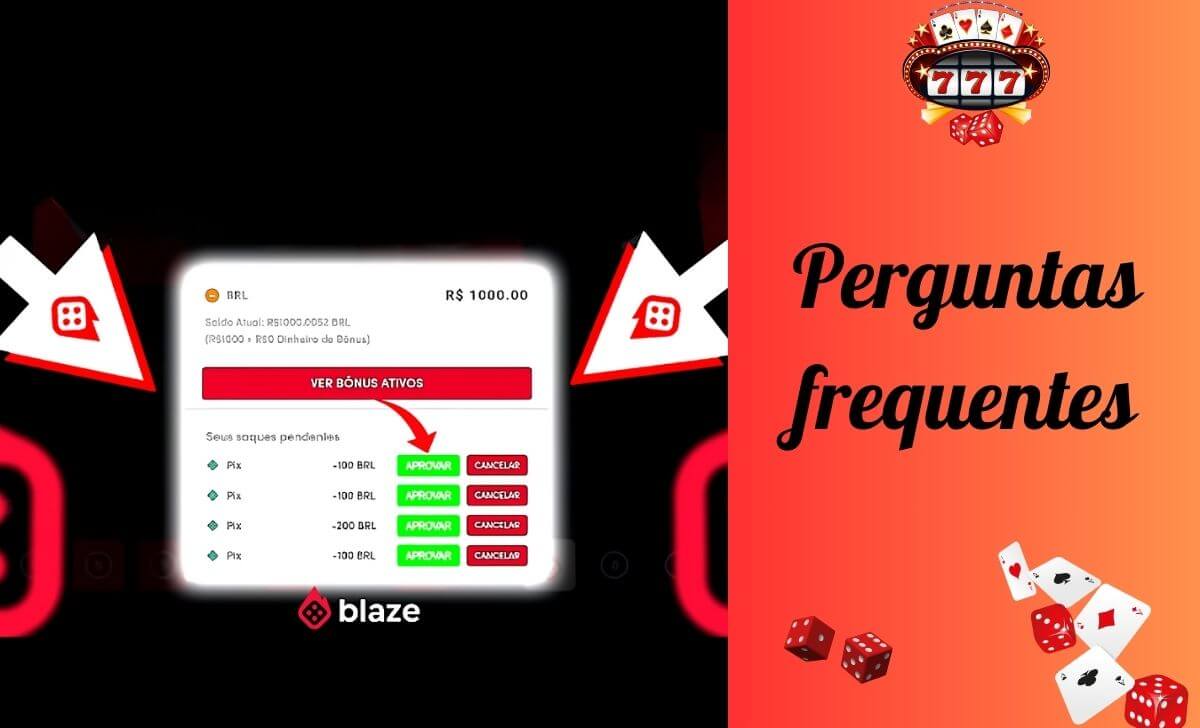 Perguntas frequentes sobre saque maximo blaze